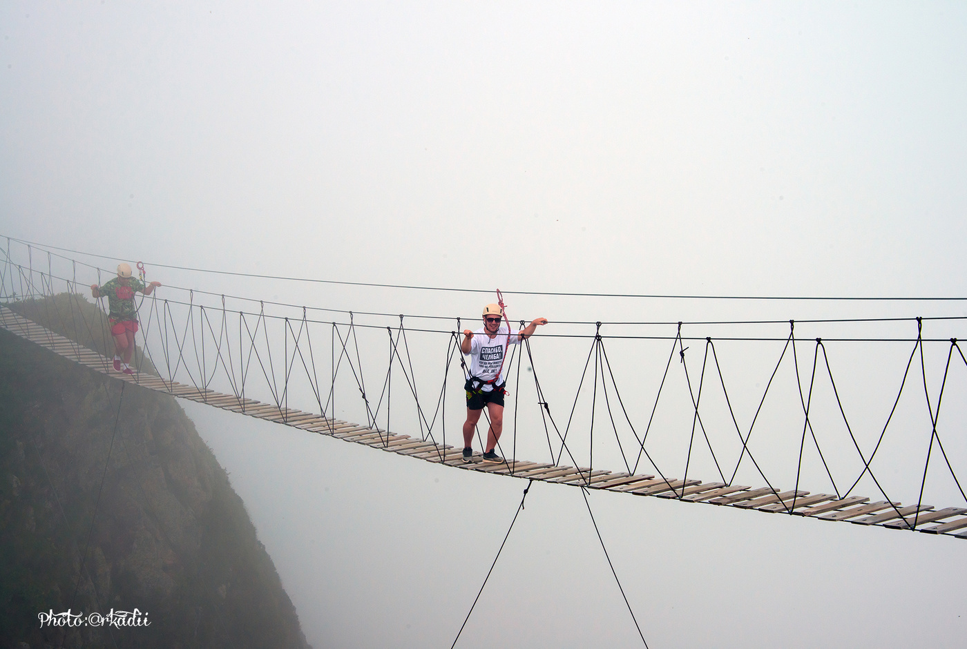 Подвесной мост "Роза Хутор"