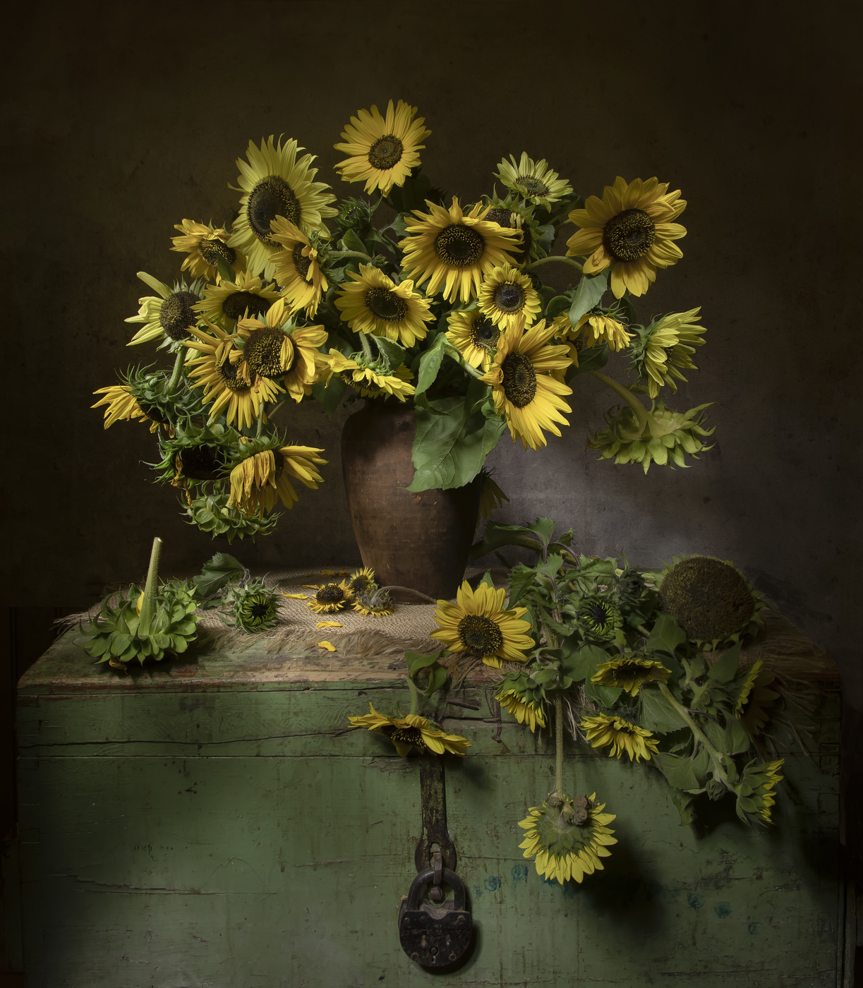 Сентябрьские подсолнухи...