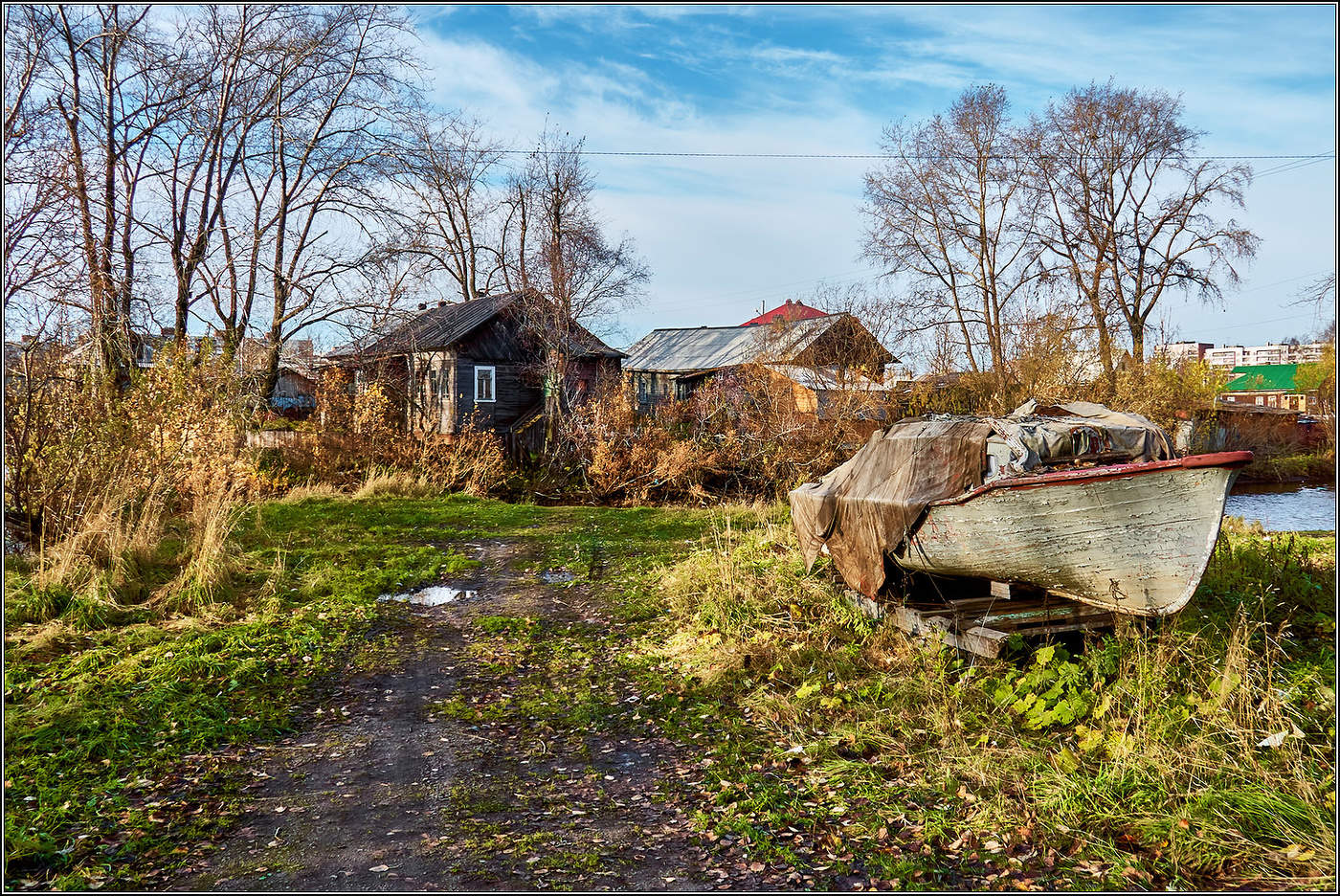 Октябрь в Соломбале.