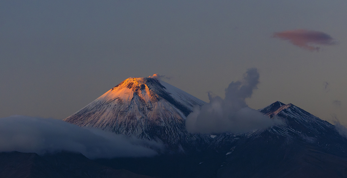 Глядя на луч пурпурного заката...