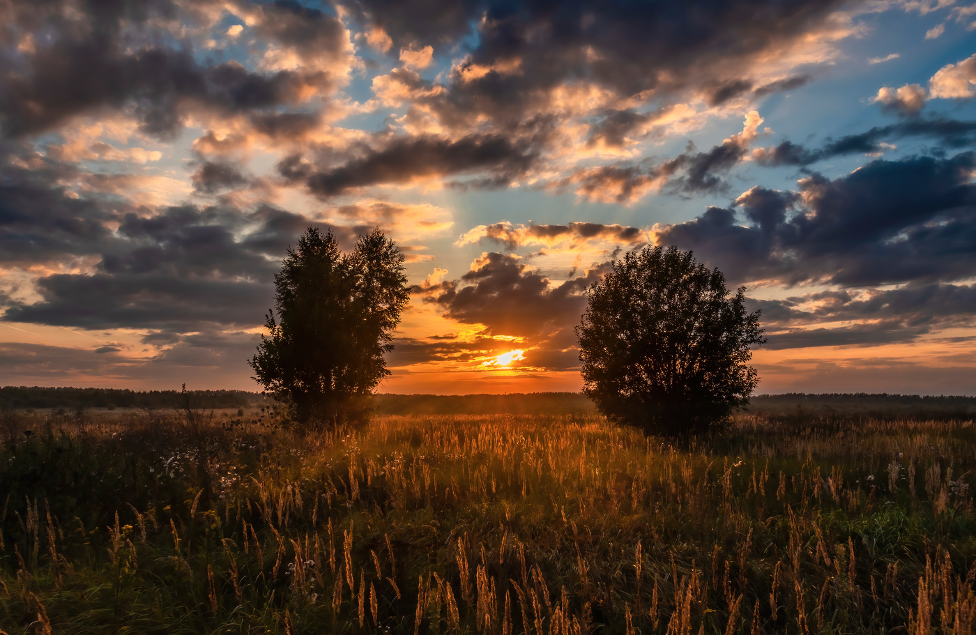 Закаты летние.