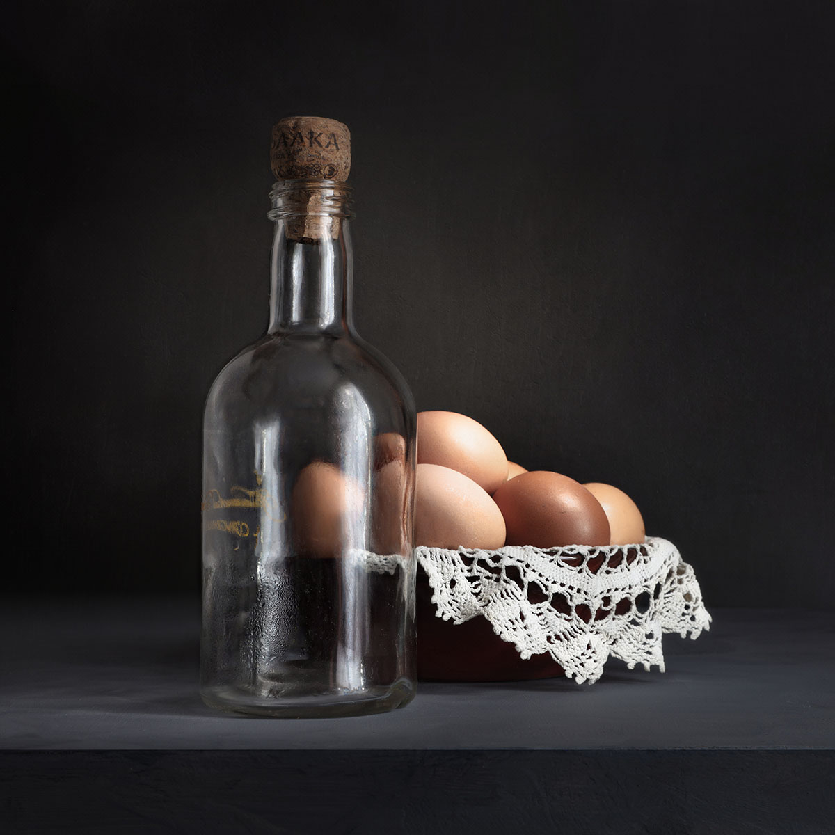 этюд с яйцами