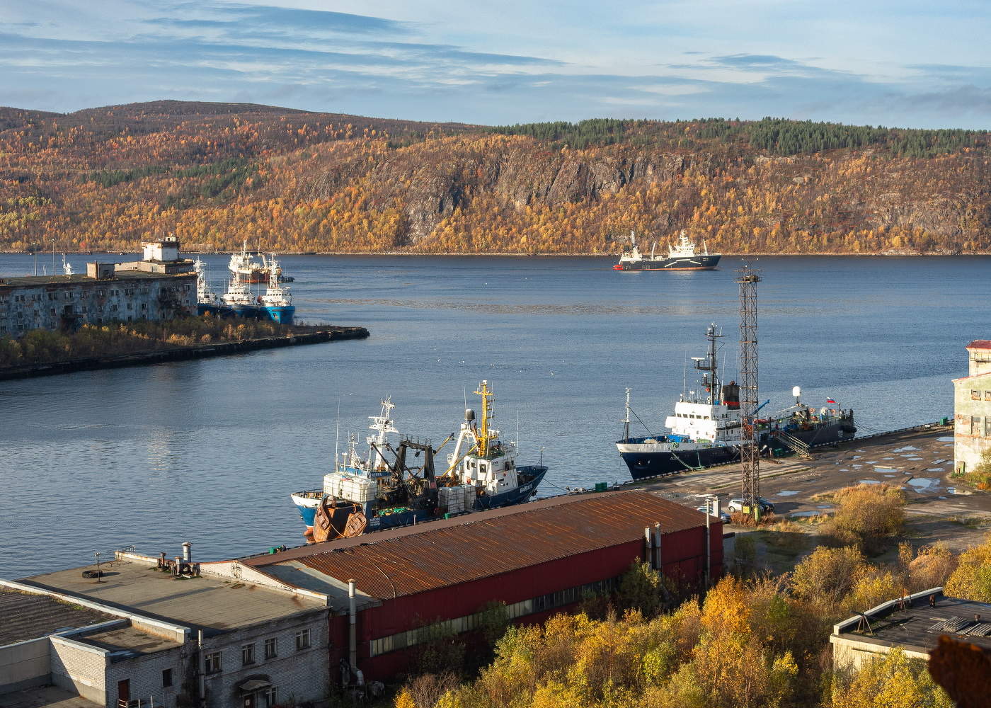 осенние причалы