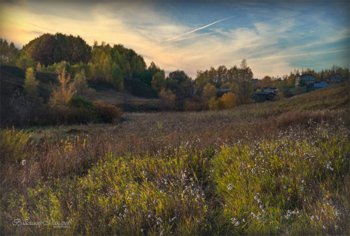 "Мягкий осенний вечер с мошками"©