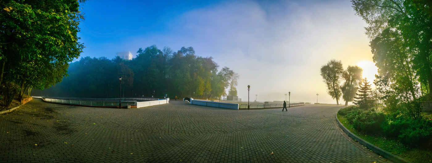 Уходящий туман.