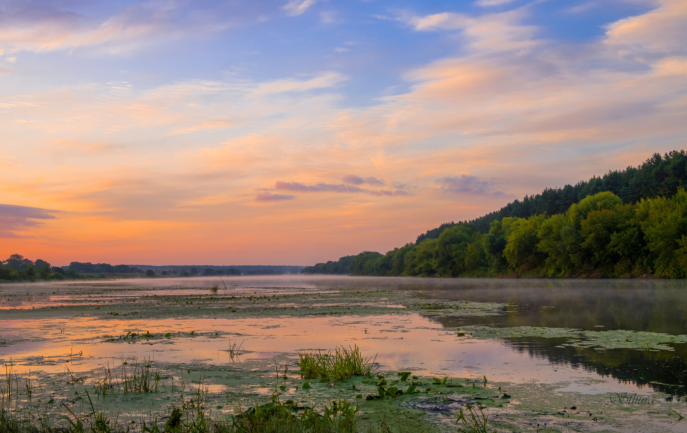 Тишина на рассвете.