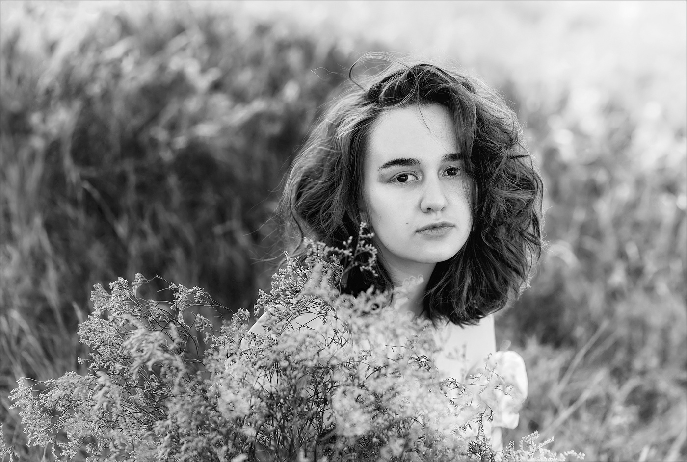 На закате лета.