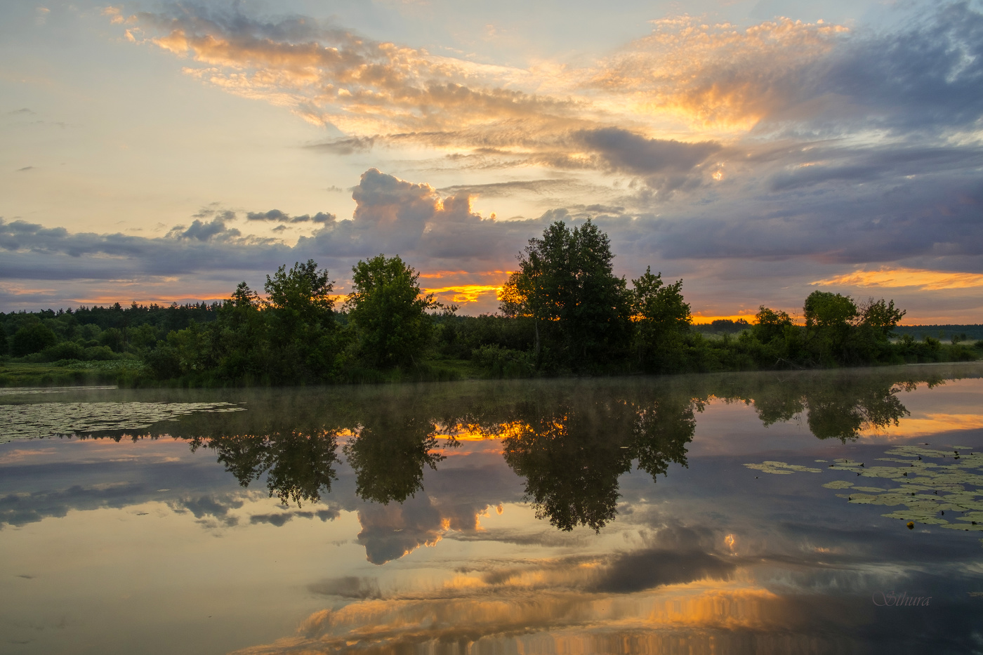 Утренние облака.