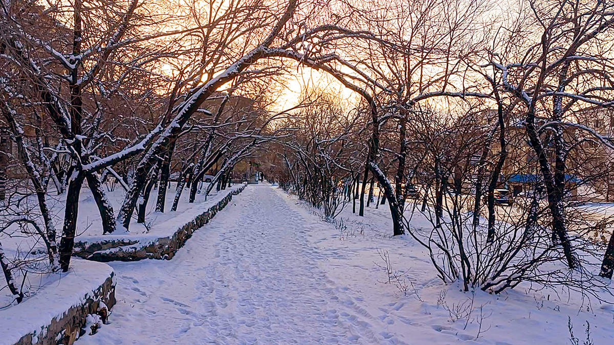 Первый зимний восход
