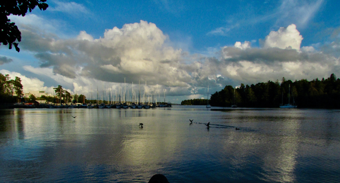 В отсвете заката...