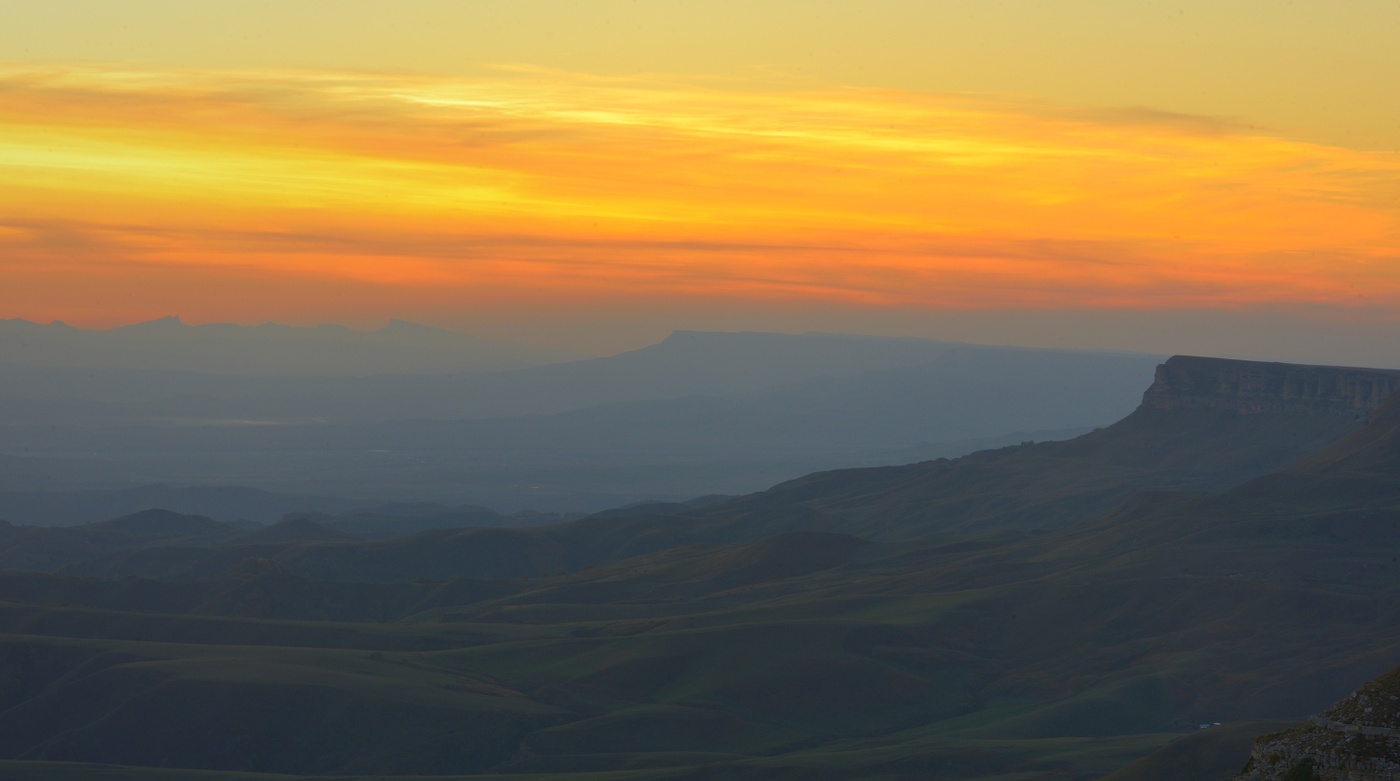 Уходило солнце