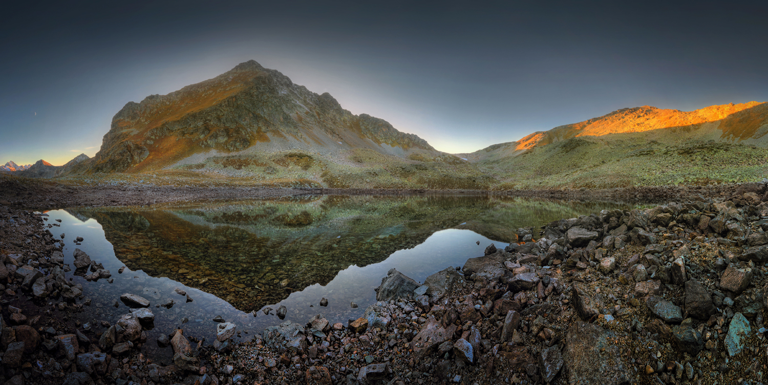 На горном озере