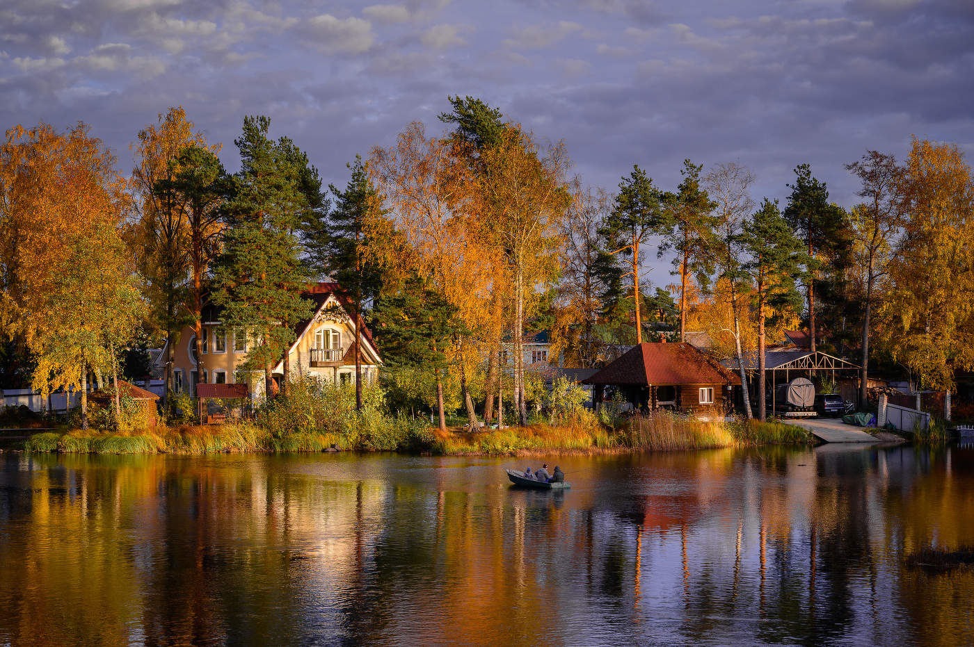 Октябрь. р. Вуокса. Приозерск.