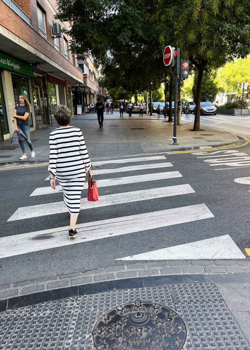 Полосатая на полосатом