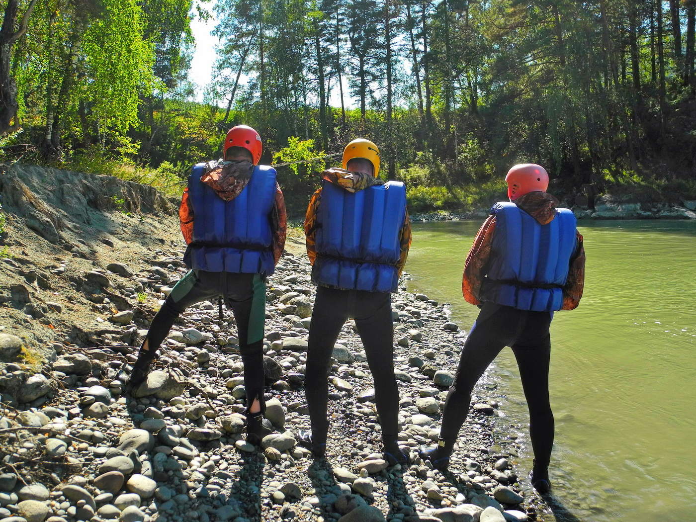 Перед сплавом.