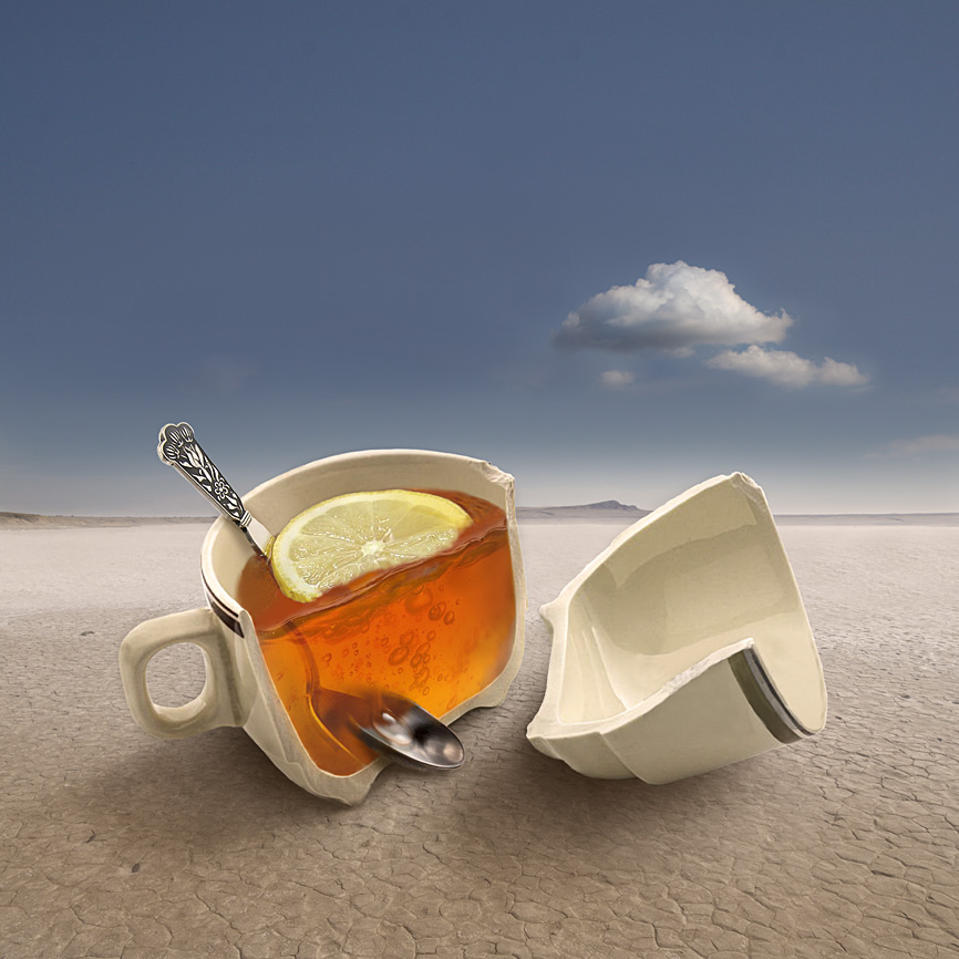 Пол чашки чая