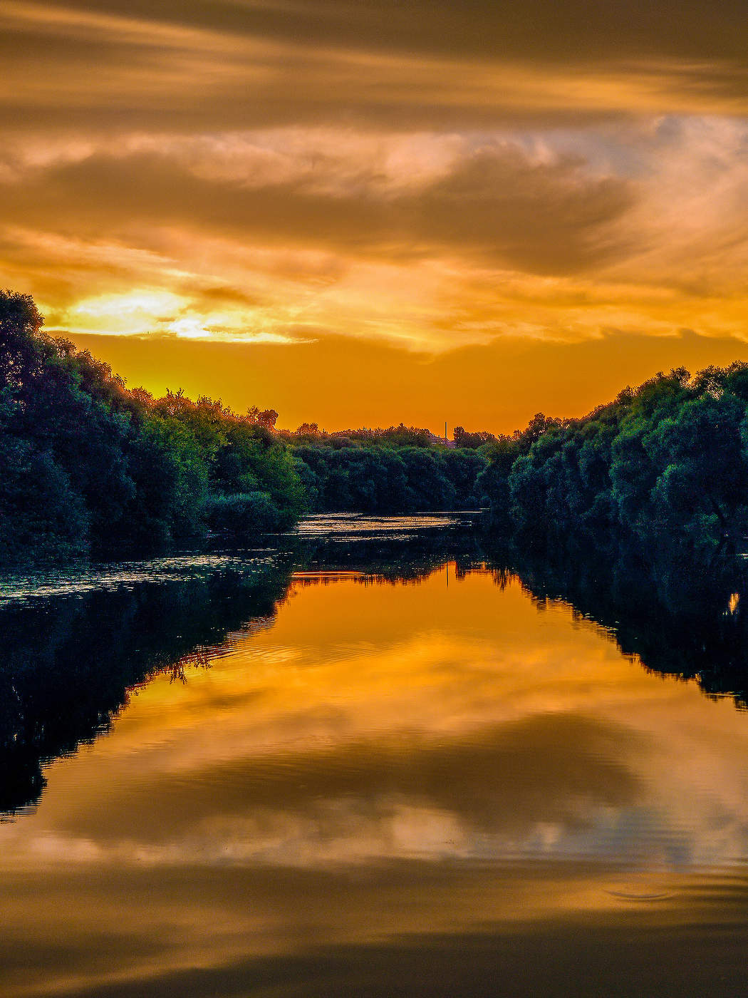 Закат на Дону