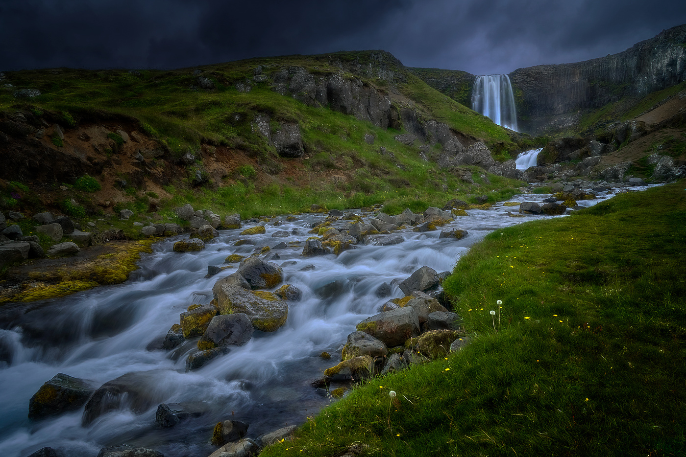 Странные пейзажи Исландии...
