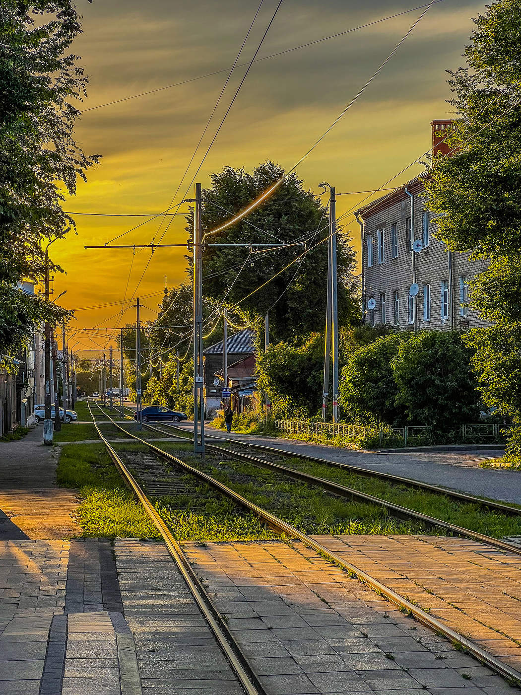 Закат прошедшего дня