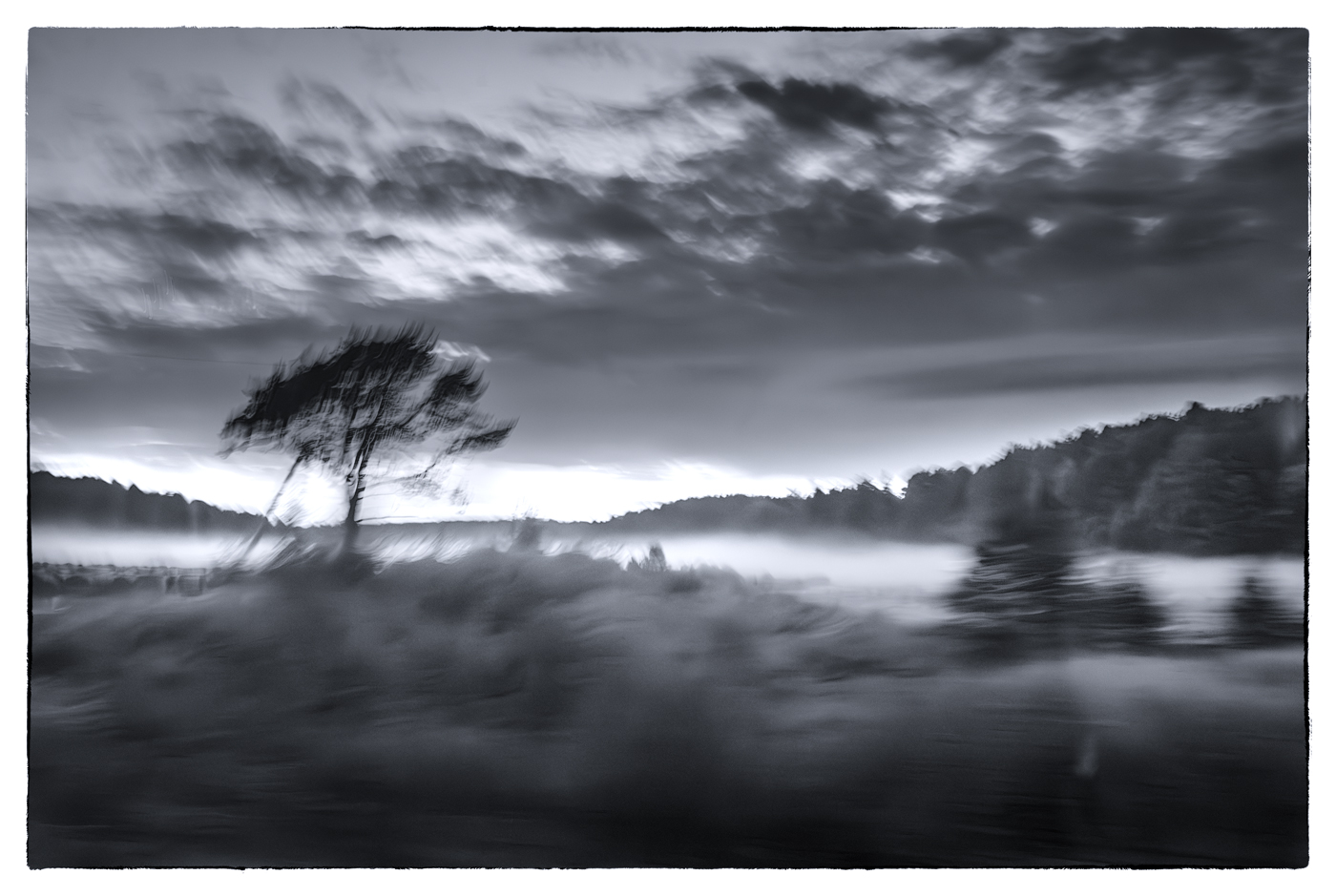 Пейзаж за окном