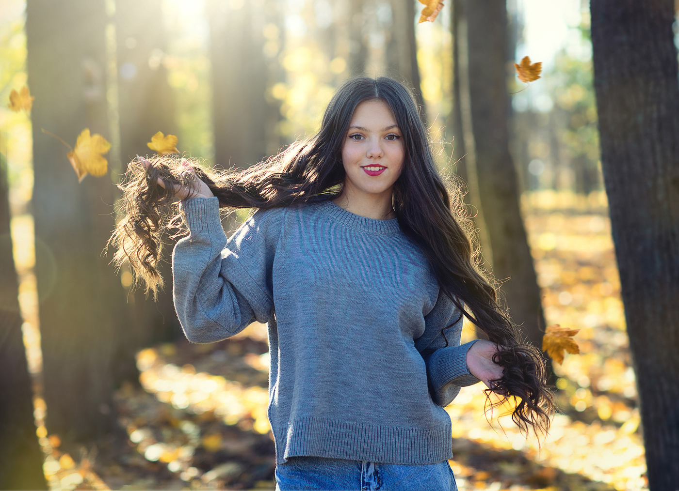 Такие волосы всё равно что корона, которую ты не снимаешь...)