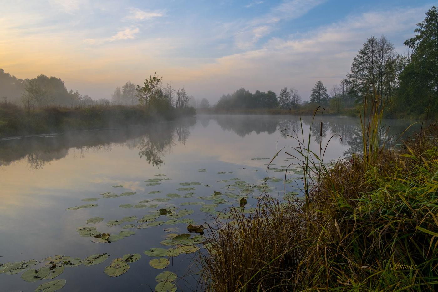 Озеро Рожок. Осень.