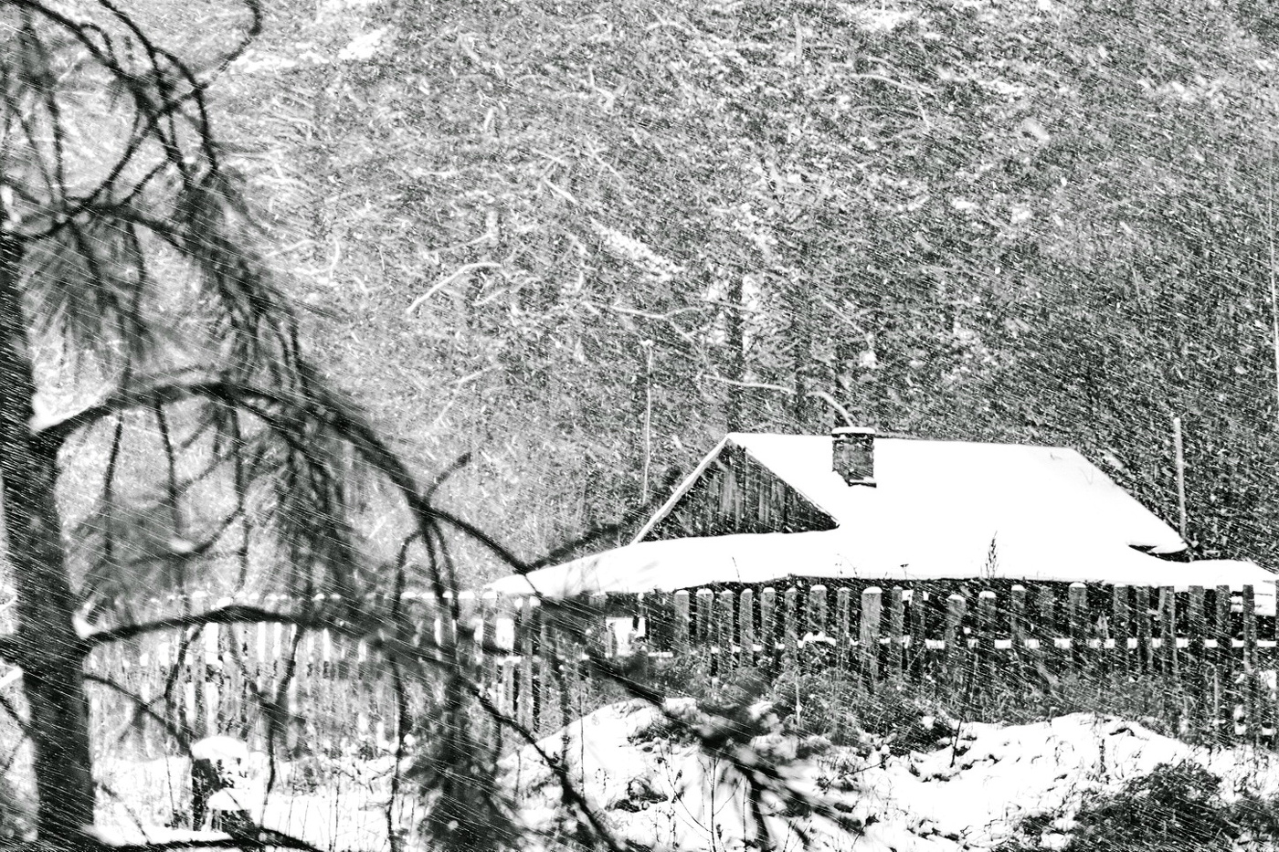 **Снегопад.*