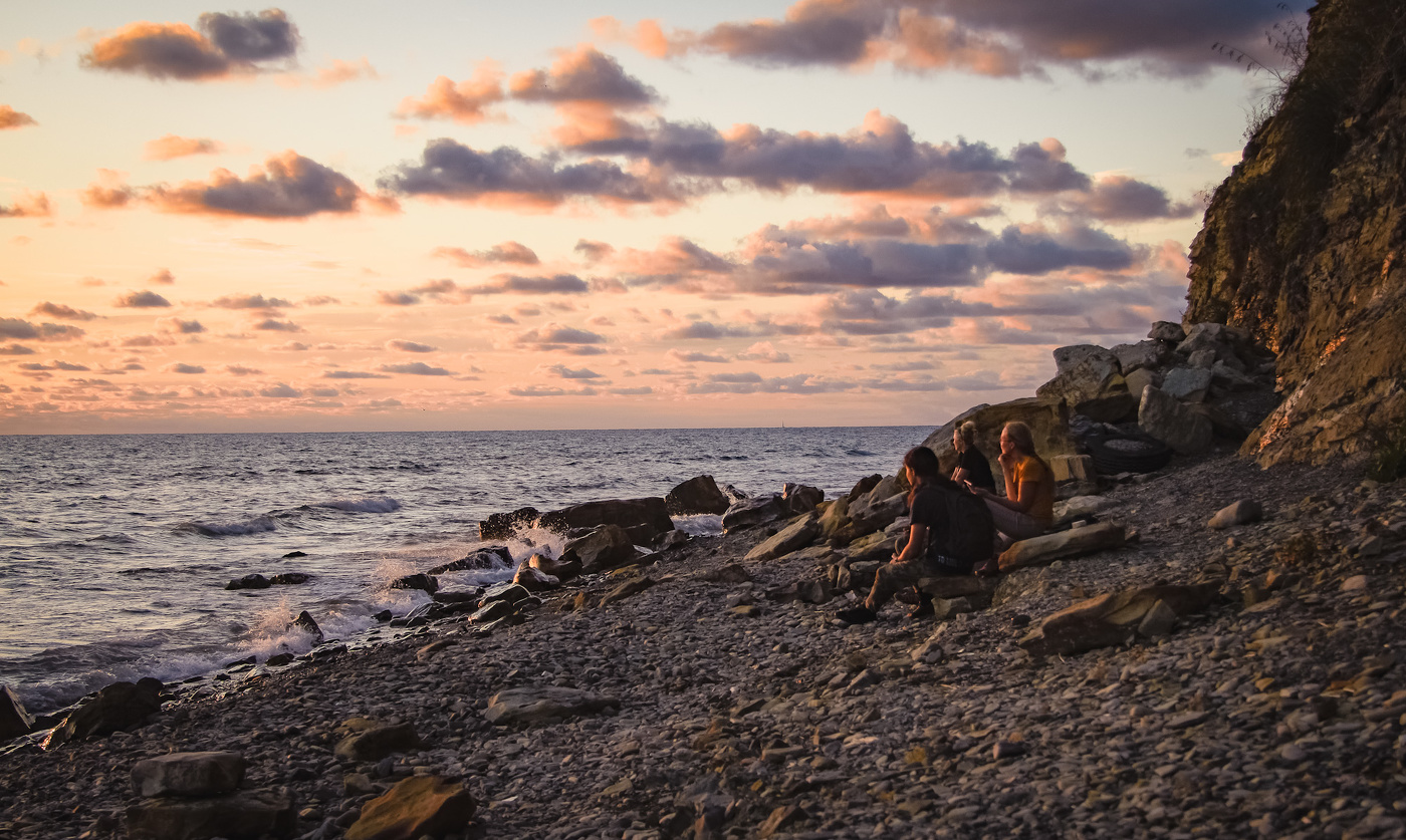 В отблесках заката
