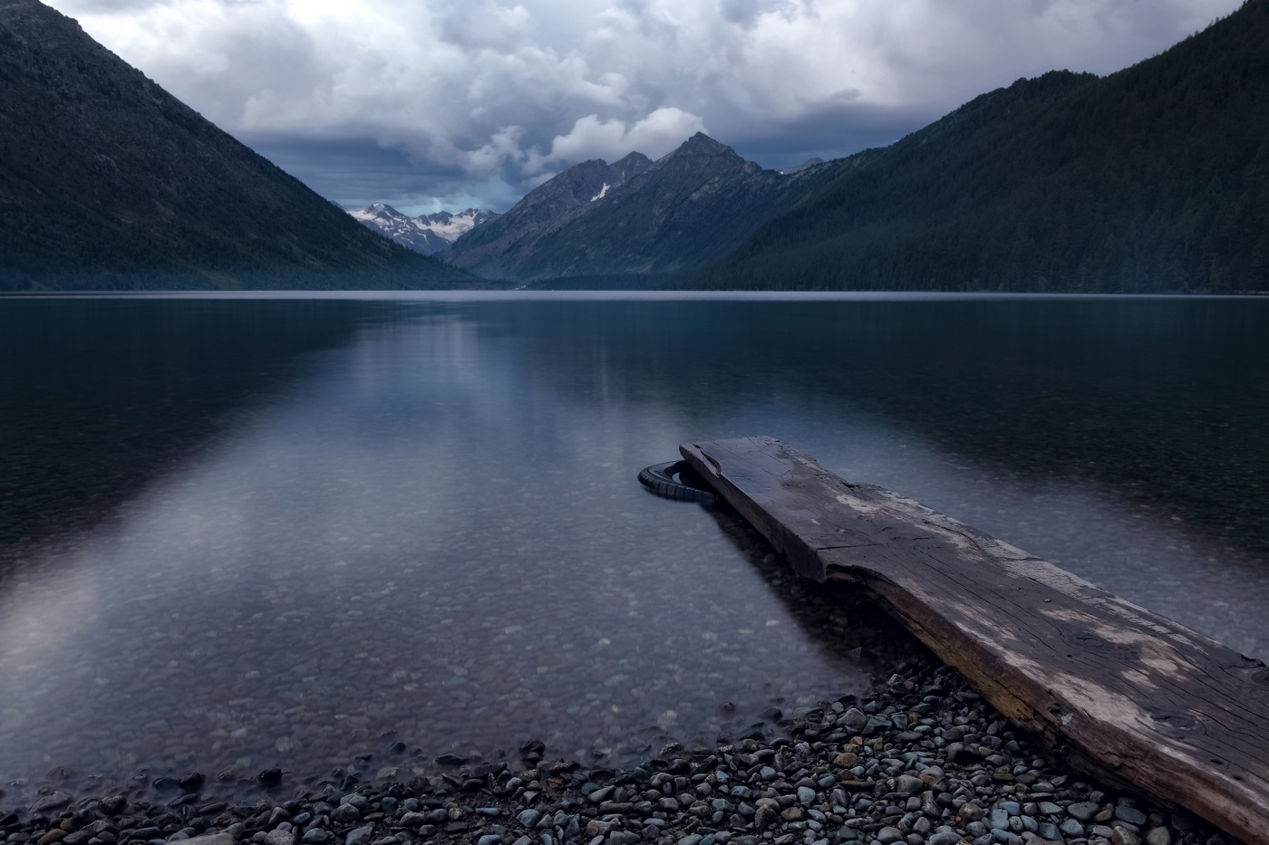 Вечер на озере