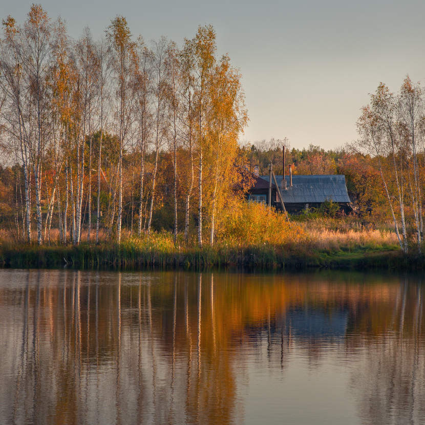 Ленивое осеннее утро.