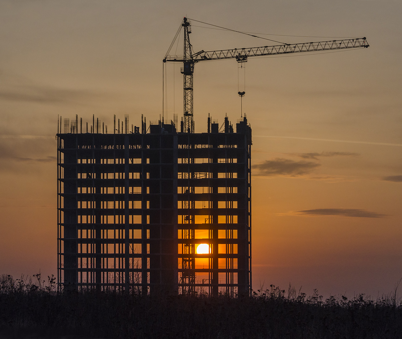 Рассвет на четвёрном этаже