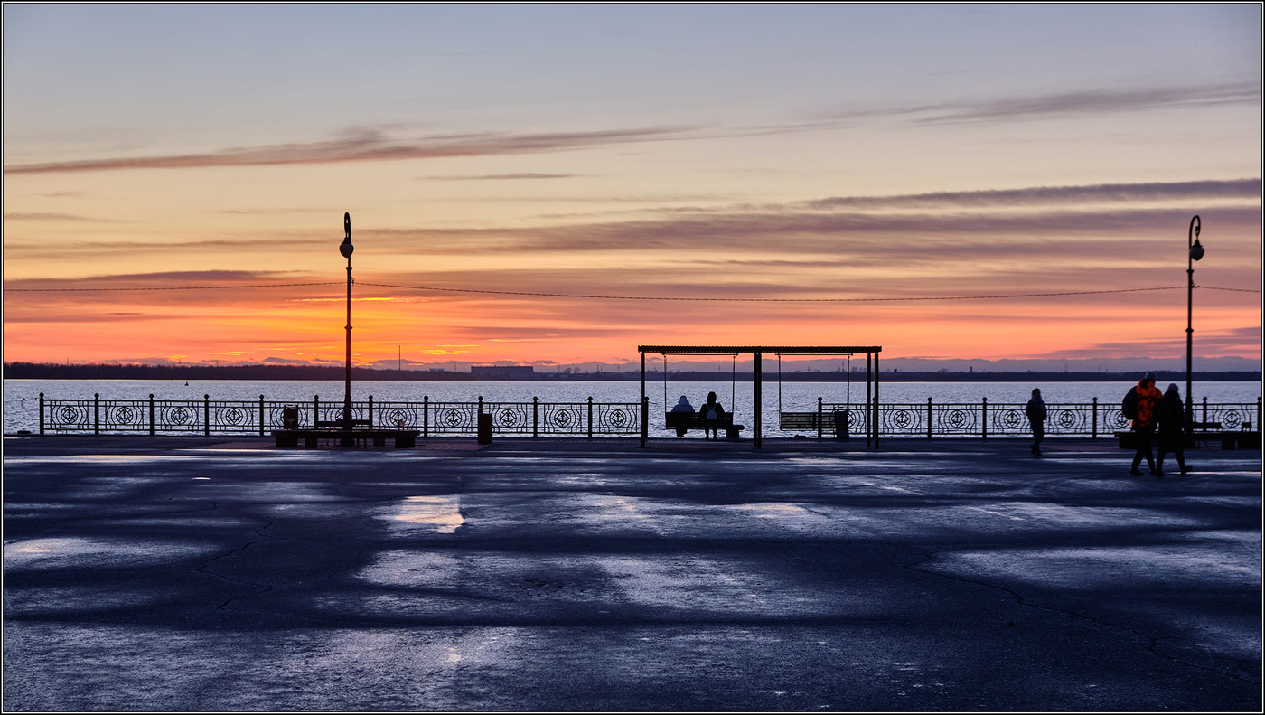 В ноябре на Северной Двине.