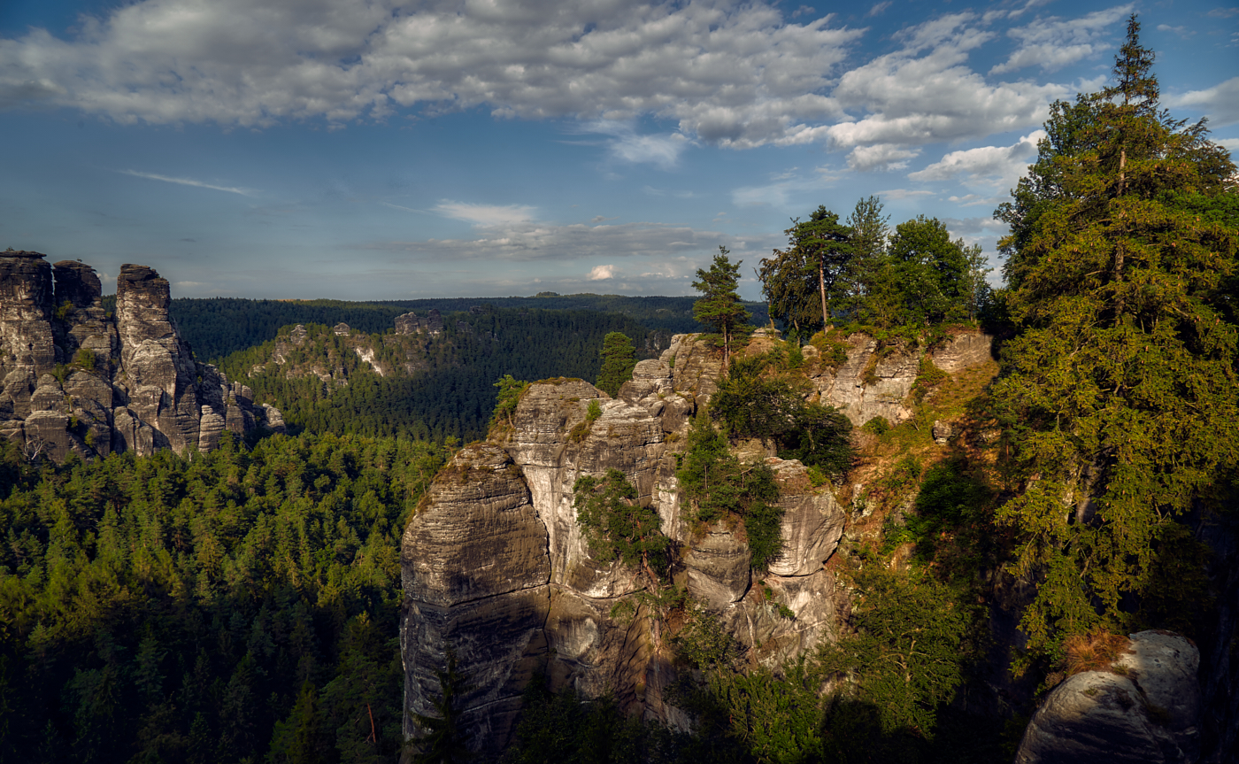 утесы Саксонской Швейцарии