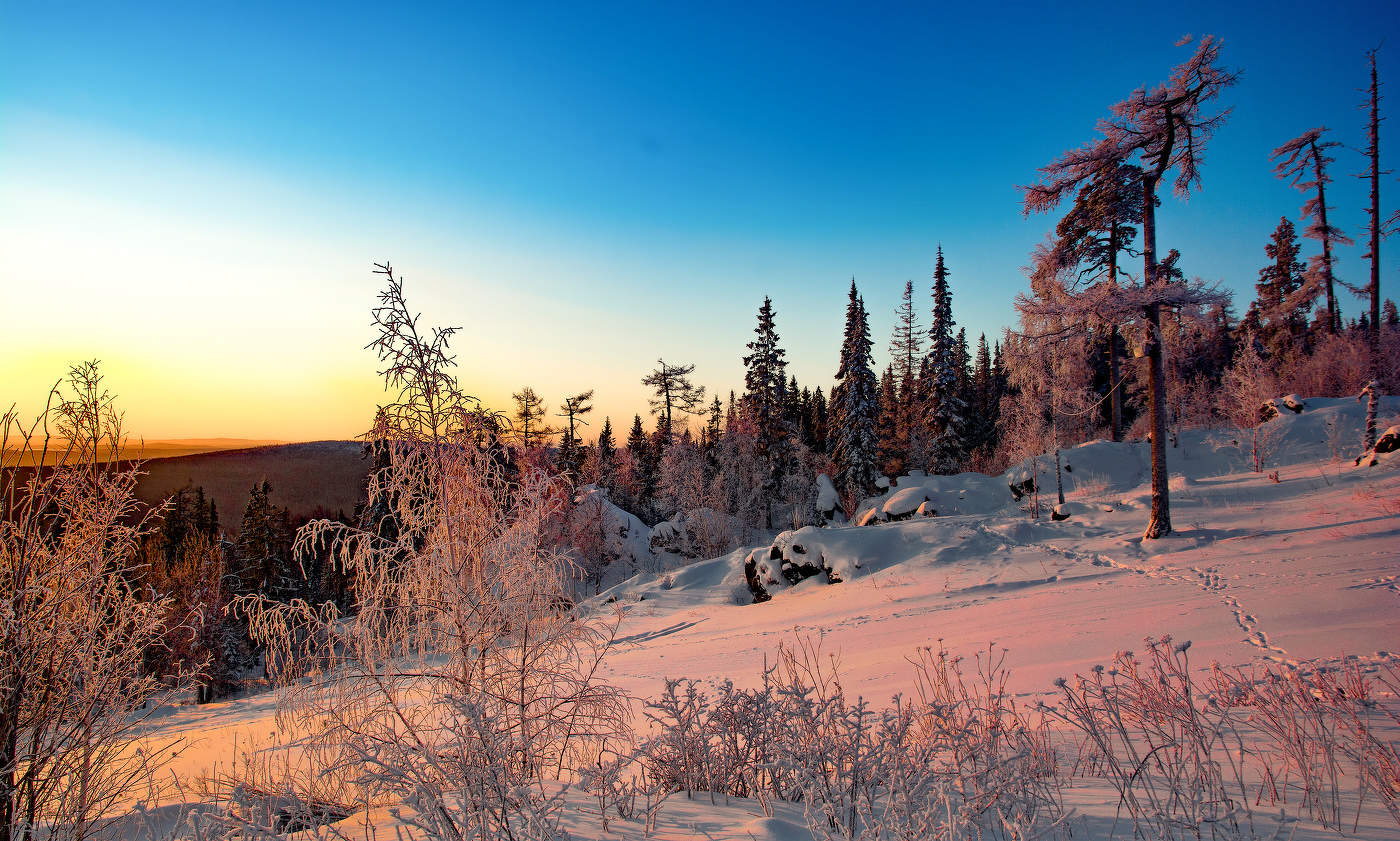 Утро на склоне