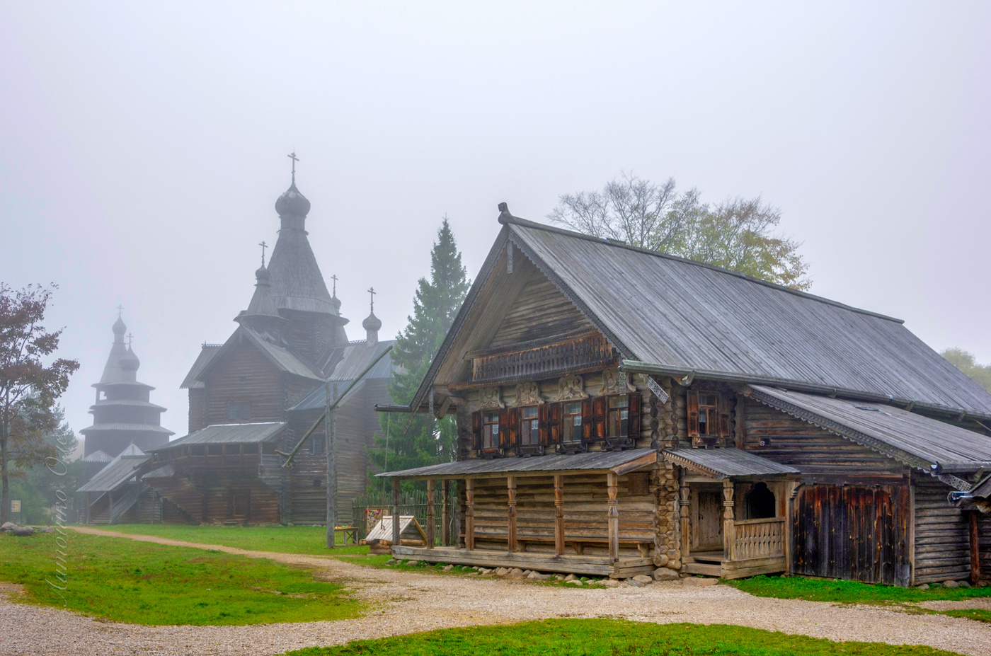 Новгородский музей деревянного зодчества Витославлицы.