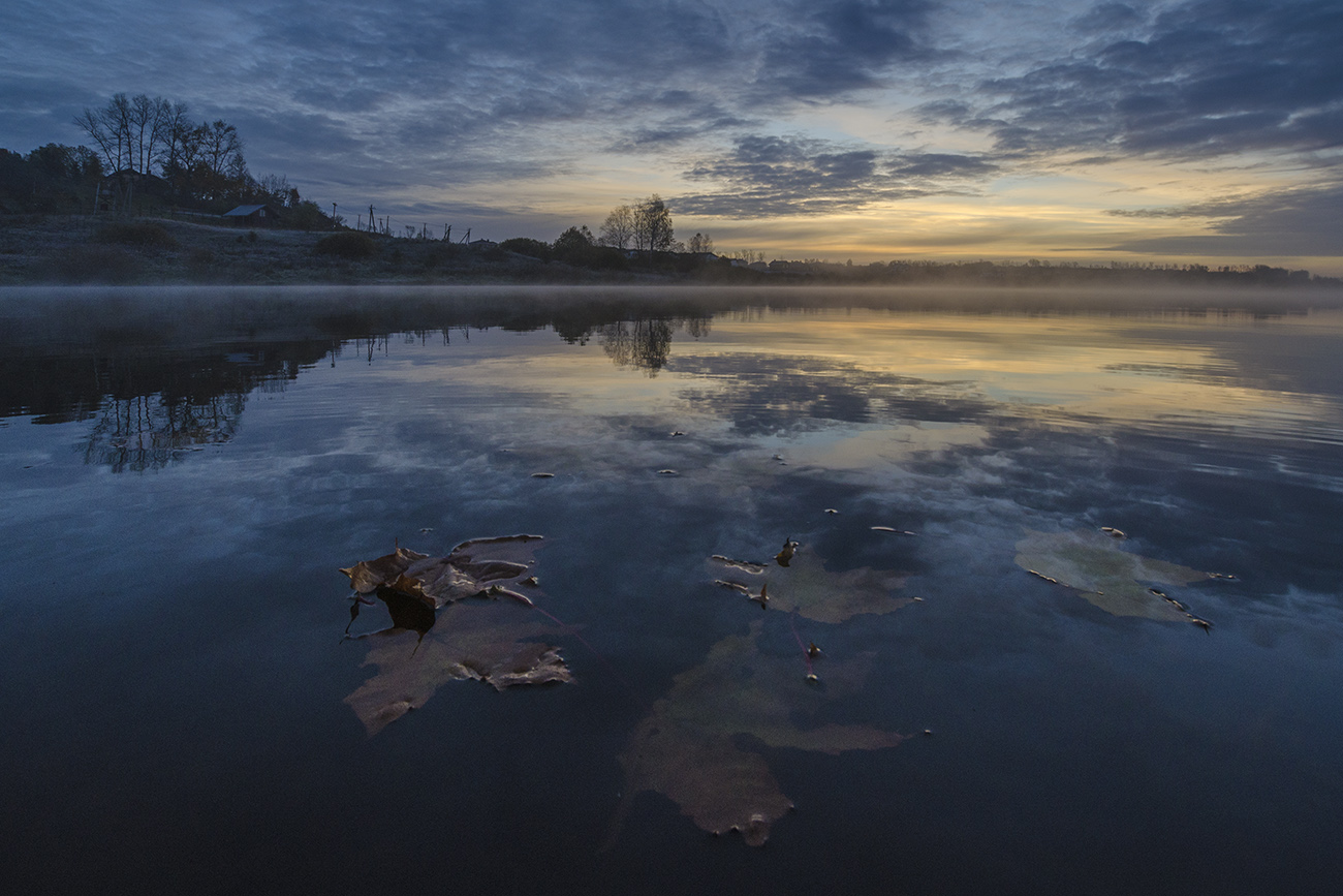Осеннее утро в Архангельском