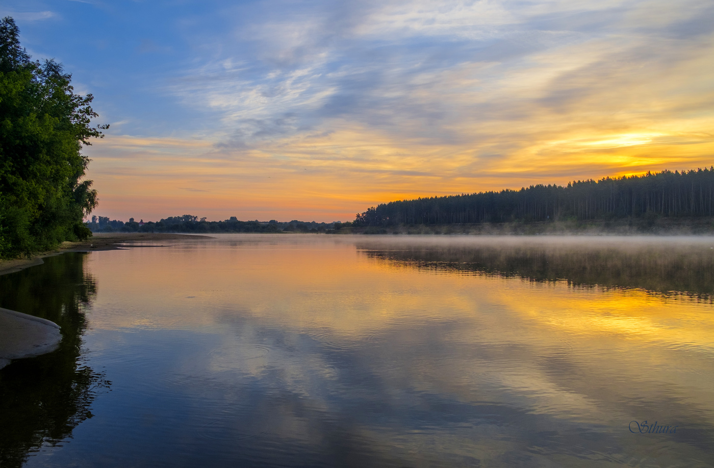 Рассвет на Оке.