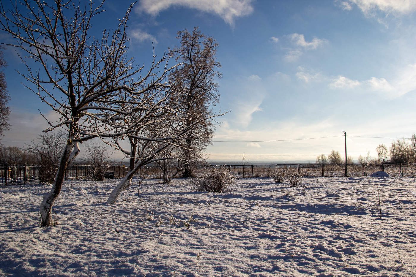 Зима в ноябре приходила))