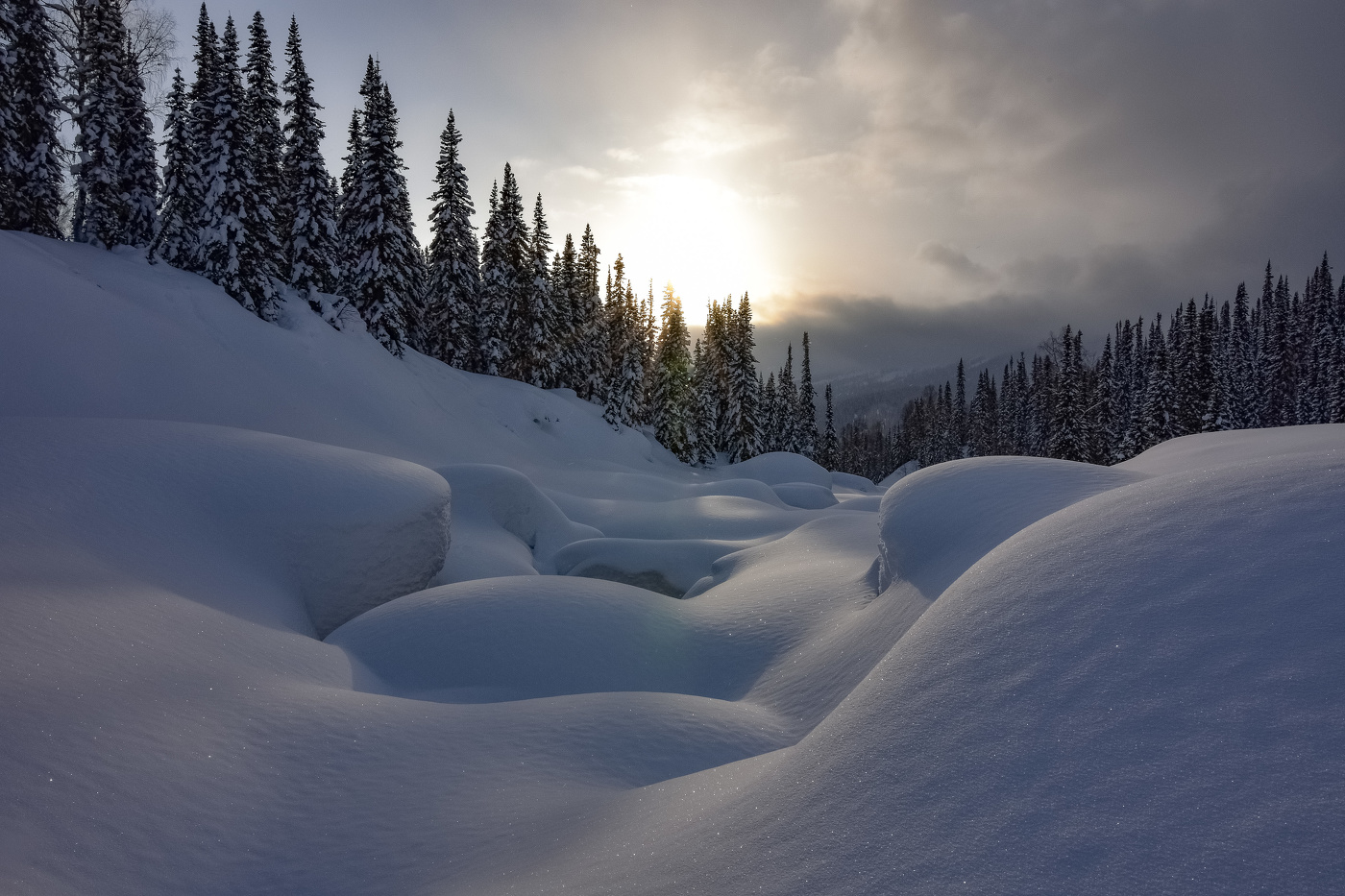 Зима в Кузнецком Алатау