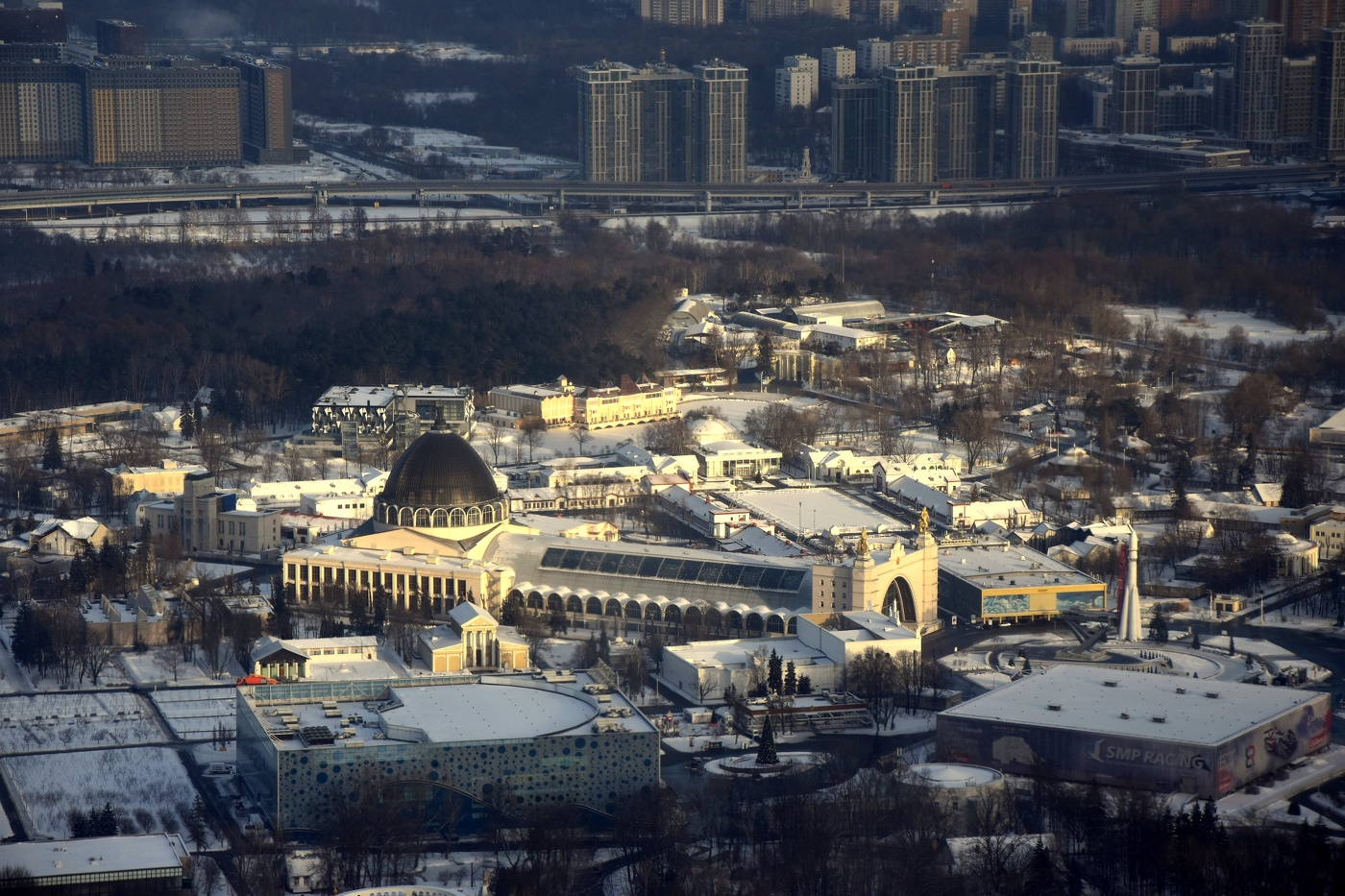 ВДНХ - вид сверху