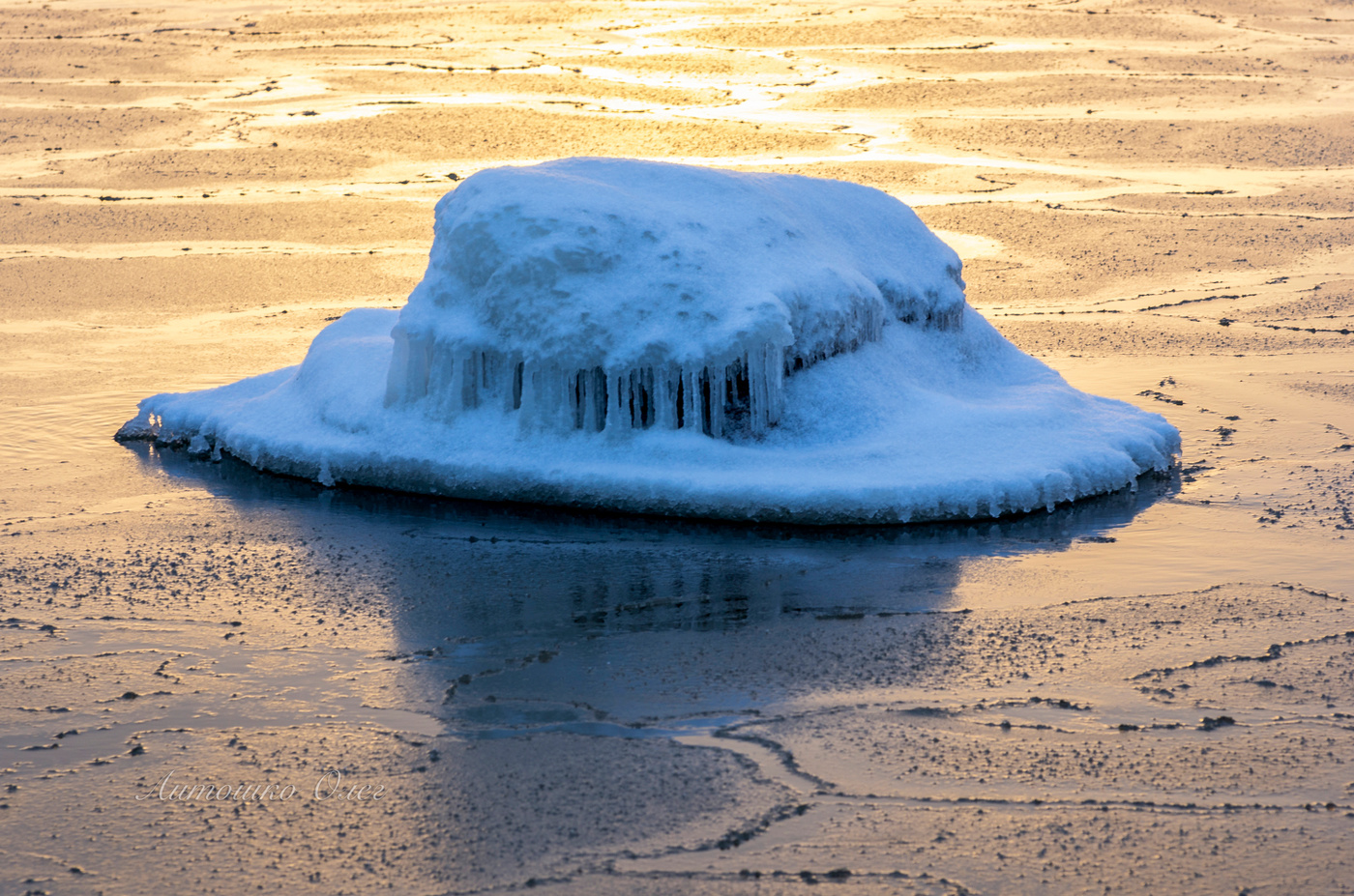 Зима на Финском заливе.