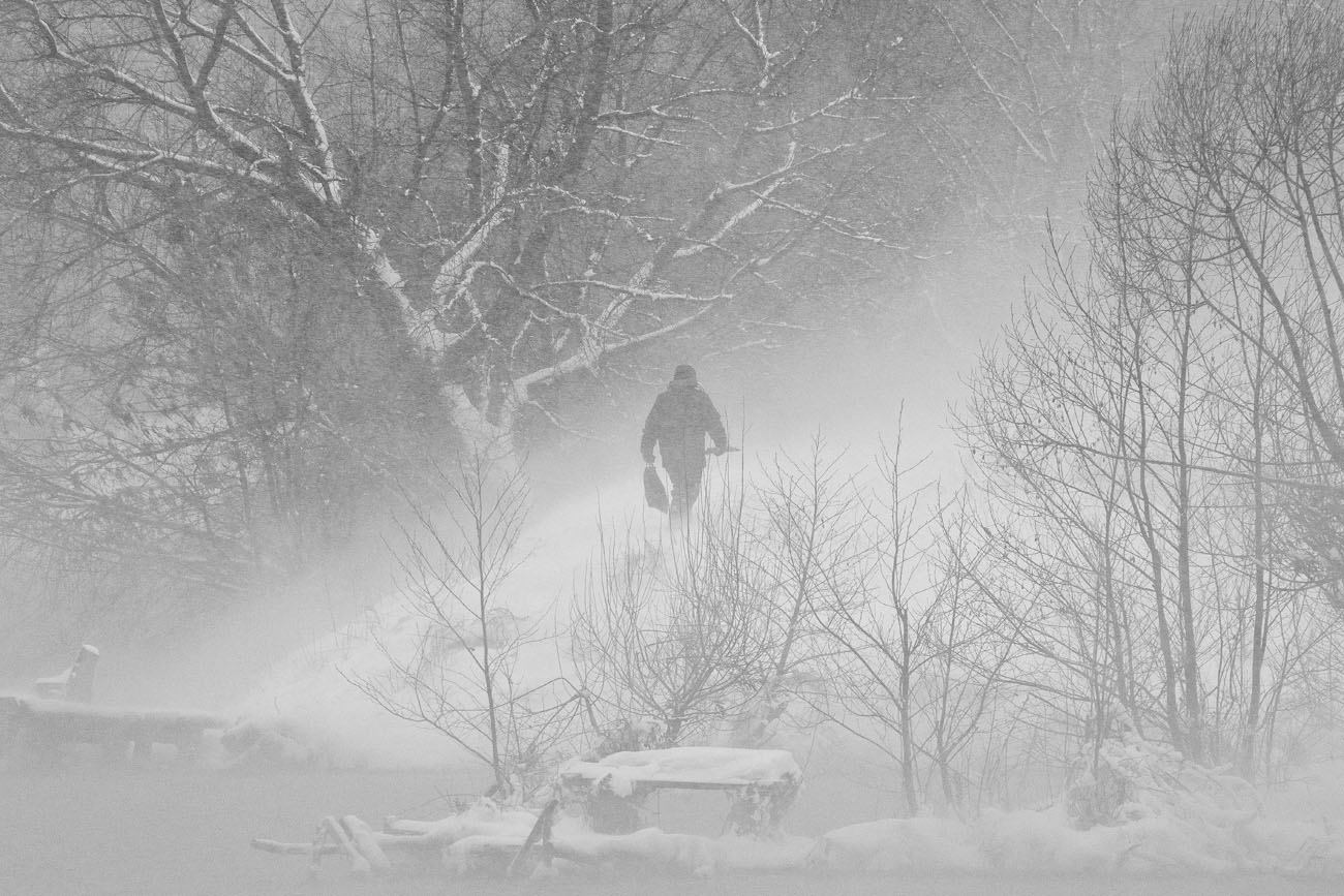 Метель в январе