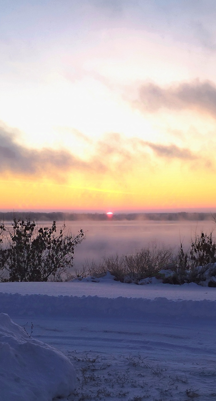 рассвет над Волгой