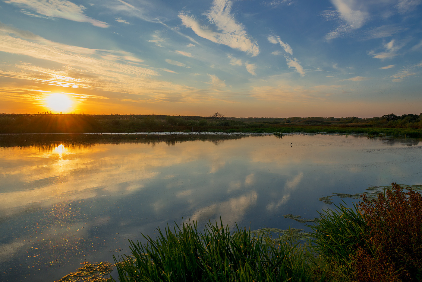 Вечер на озере...
