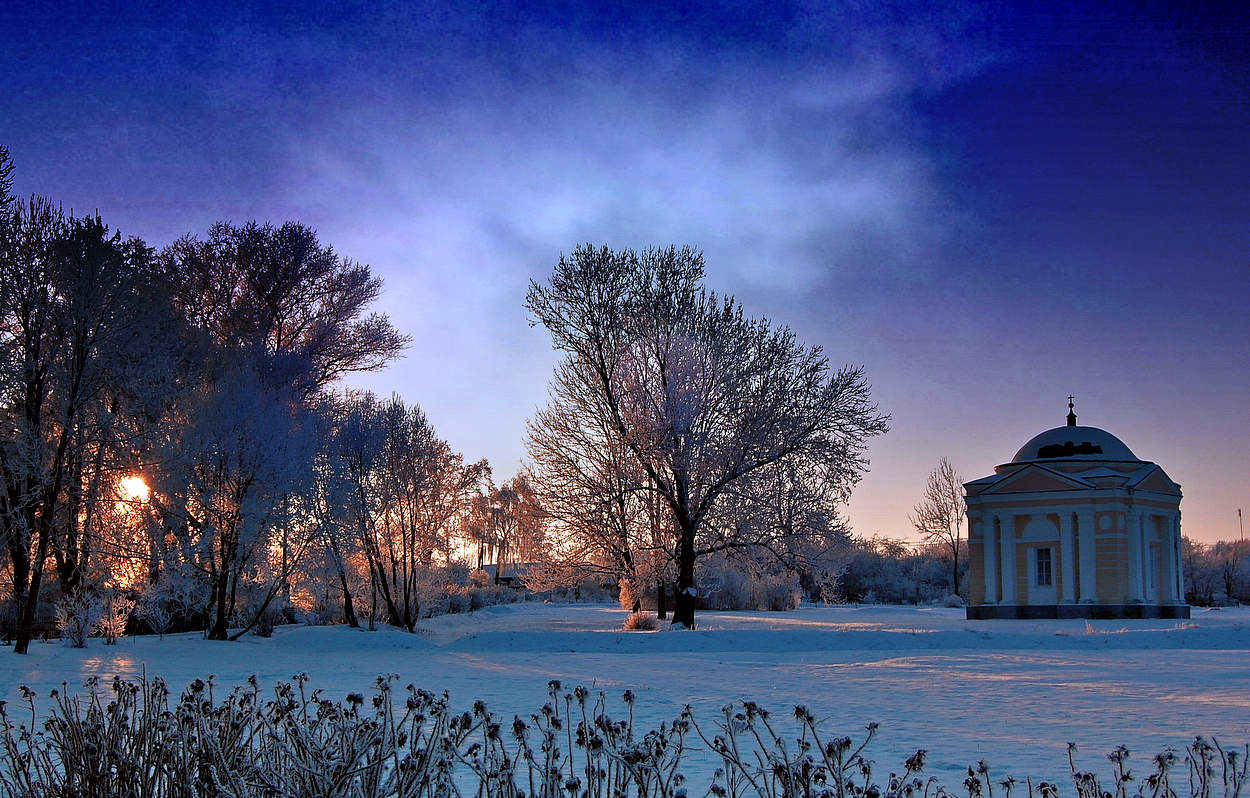 Зимний вечер в Спасском