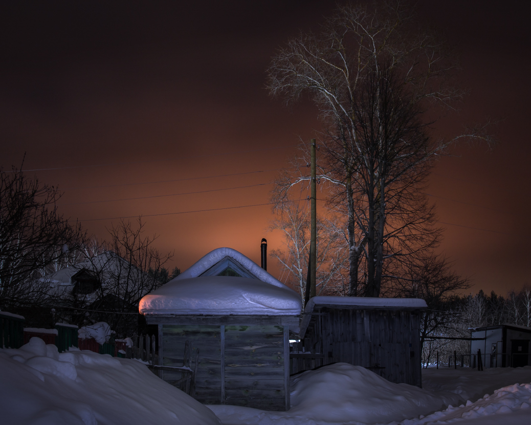 Зимним вечером