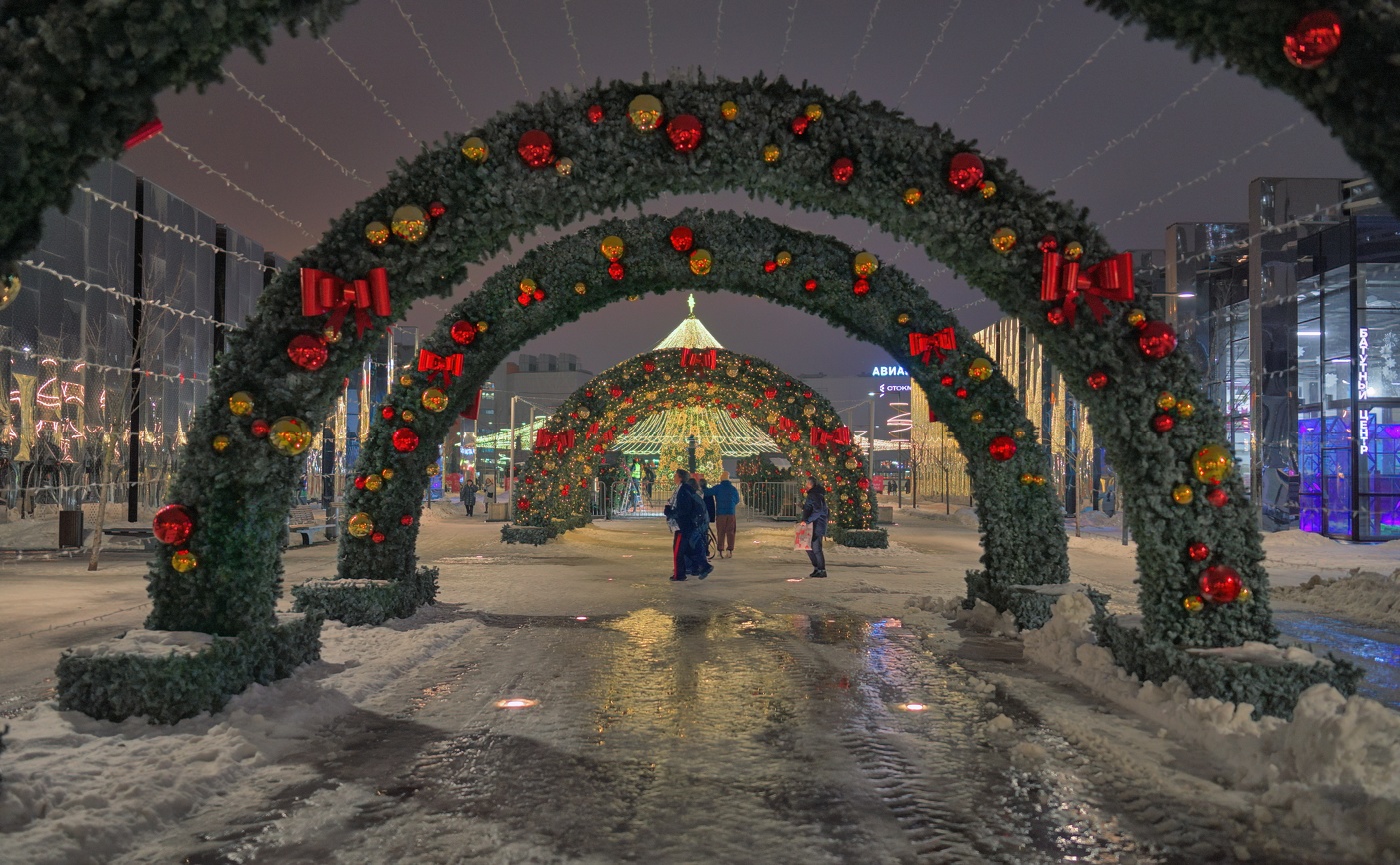 Предновогодняя оттепель на Ходынке