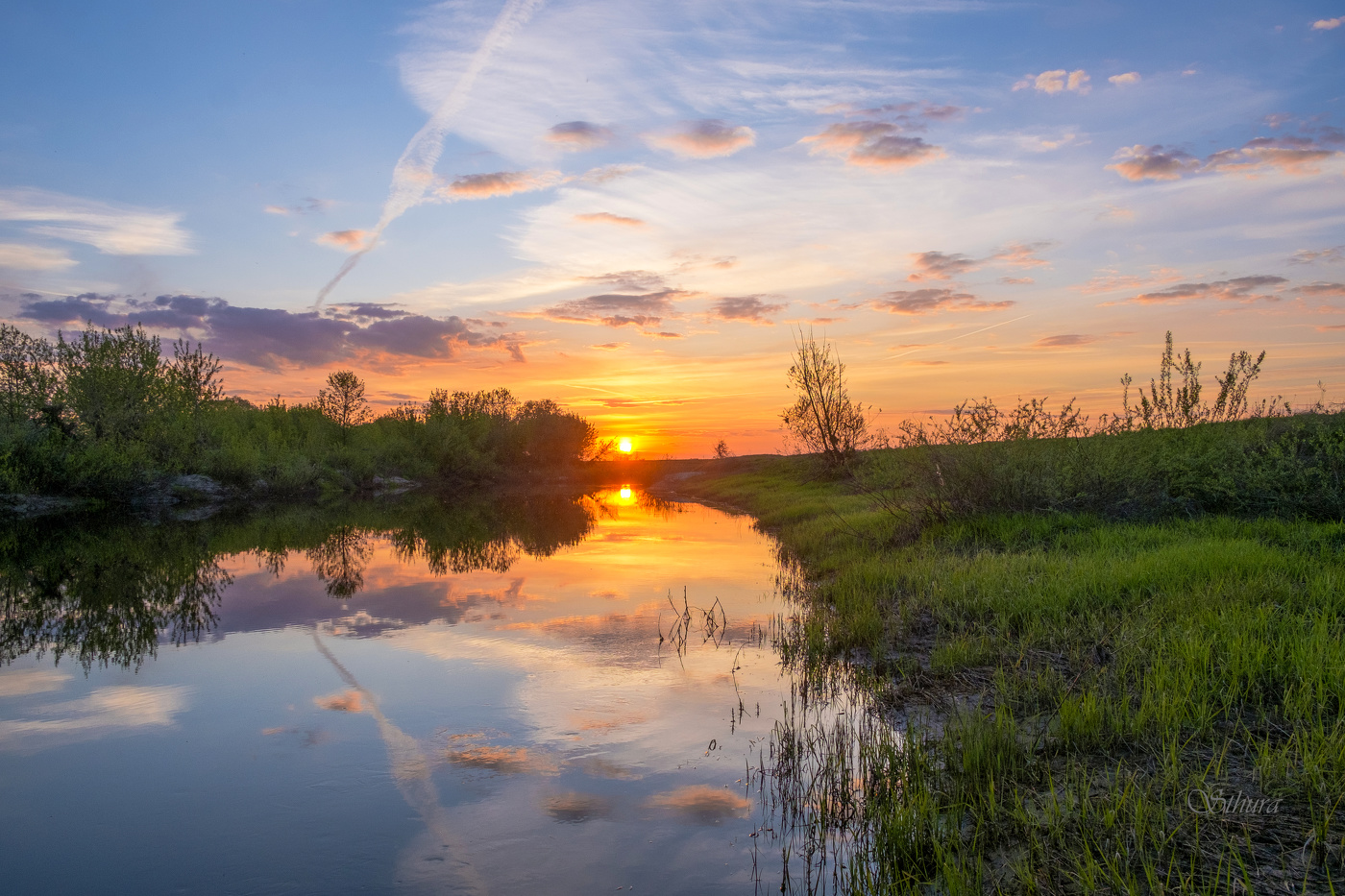 Летний вечер.