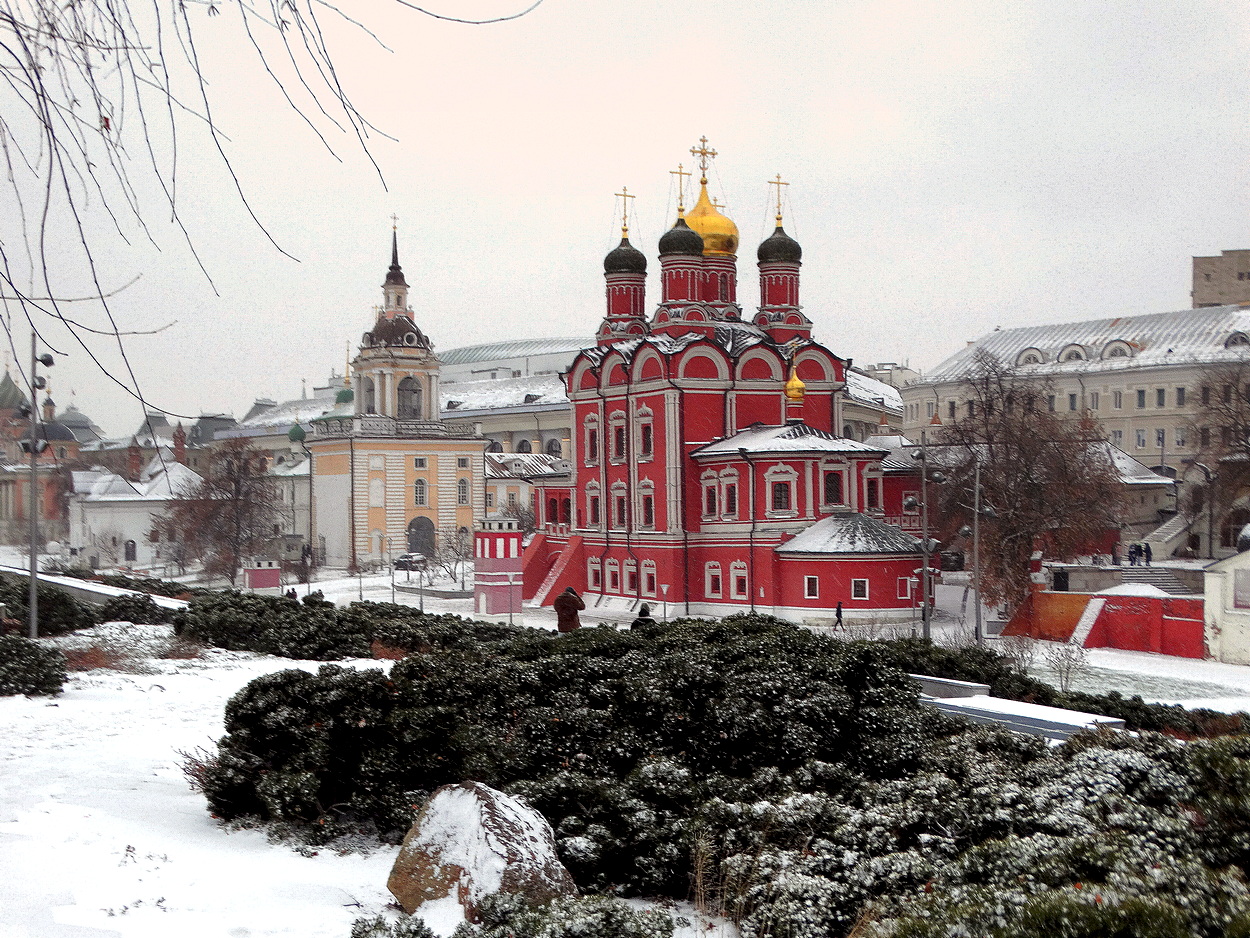 Зимние краски Москвы