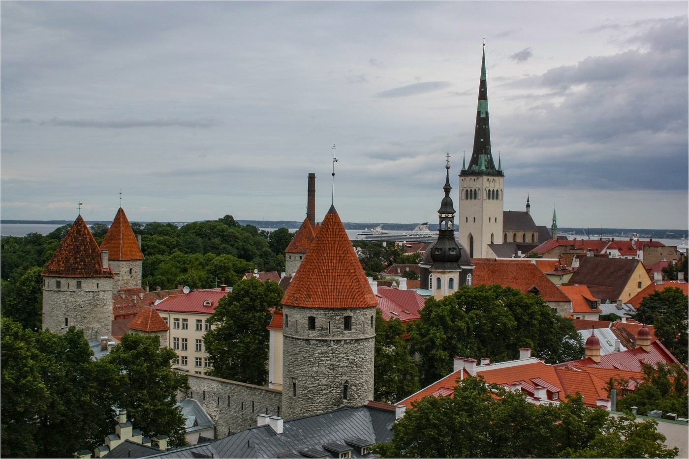 Крыши старого Таллинна.